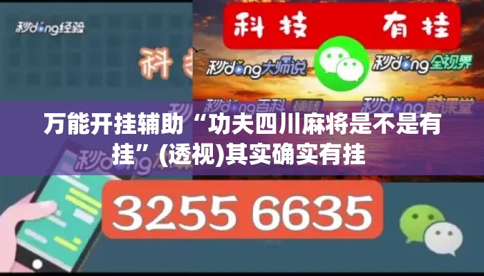 万能开挂辅助“功夫四川麻将是不是有挂	”(透视)其实确实有挂 