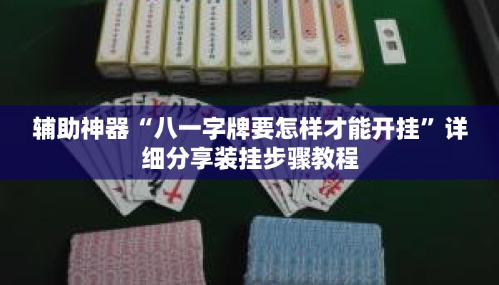 辅助神器“八一字牌要怎样才能开挂”详细分享装挂步骤教程