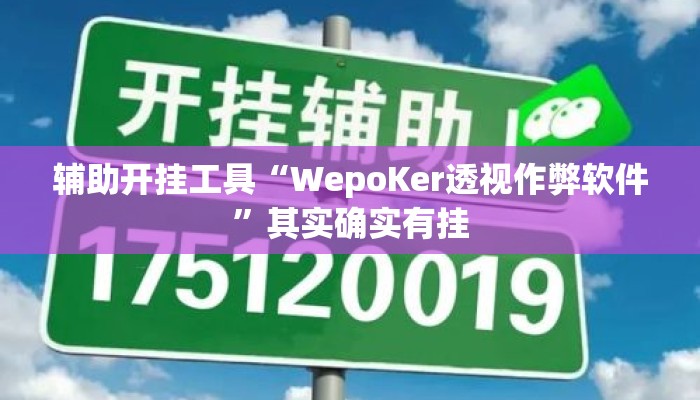 辅助开挂工具“WepoKer透视作弊软件	”其实确实有挂