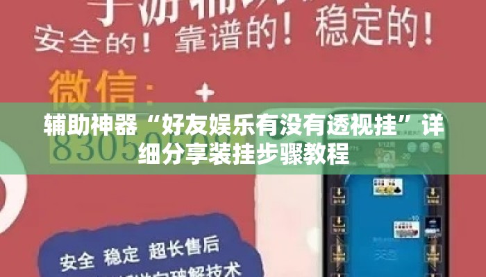 辅助神器“好友娱乐有没有透视挂”详细分享装挂步骤教程