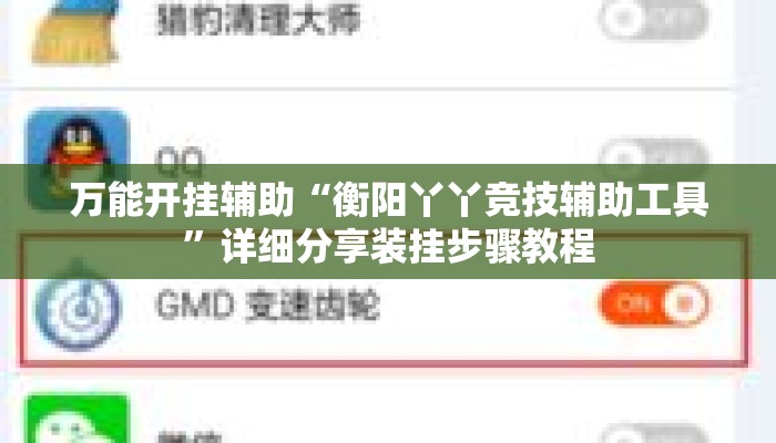 万能开挂辅助“衡阳丫丫竞技辅助工具	”详细分享装挂步骤教程