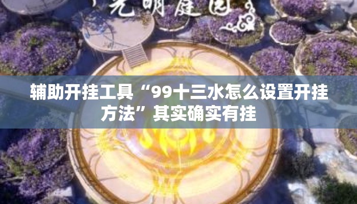 辅助开挂工具“99十三水怎么设置开挂方法”其实确实有挂