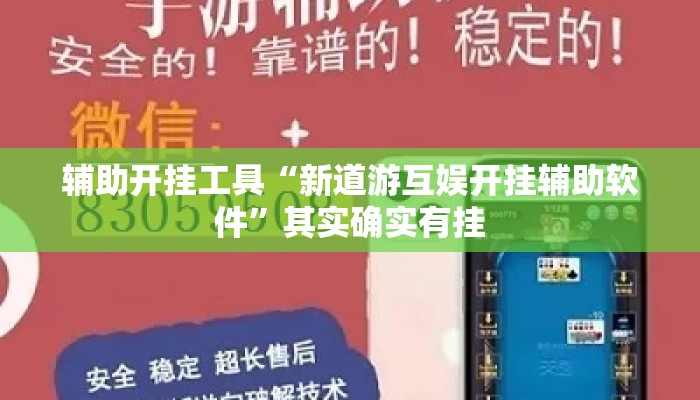 辅助开挂工具“新道游互娱开挂辅助软件”其实确实有挂