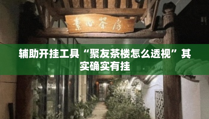 辅助开挂工具“聚友茶楼怎么透视	”其实确实有挂