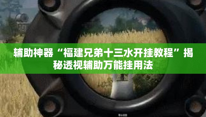 辅助神器“闲逸碰胡跑胡子可以开挂吗”其实确实有挂