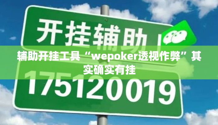 辅助开挂工具“wepoker透视作弊”其实确实有挂
