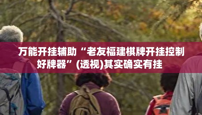万能开挂辅助“老友福建棋牌开挂控制好牌器	”(透视)其实确实有挂 