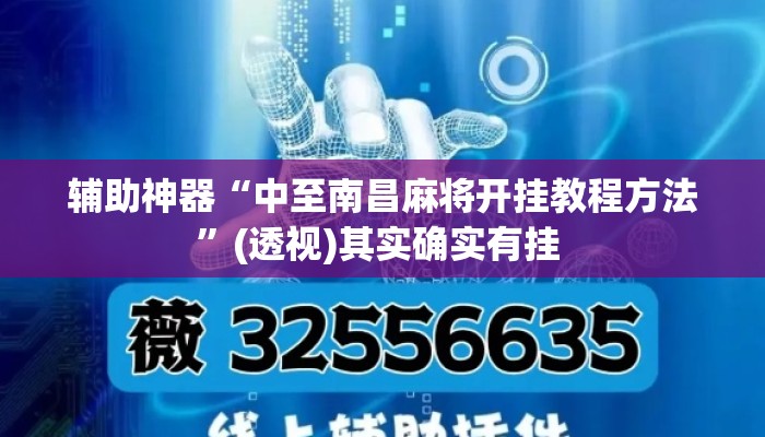 辅助神器“中至南昌麻将开挂教程方法	”(透视)其实确实有挂 