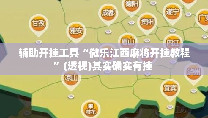 辅助开挂工具“微乐江西麻将开挂教程”(透视)其实确实有挂 