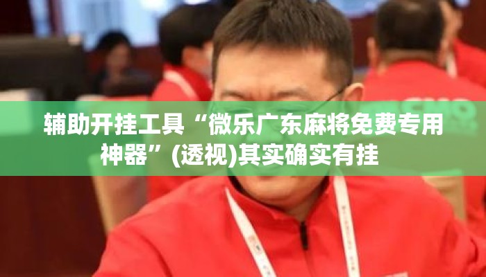 辅助开挂工具“微乐广东麻将免费专用神器”(透视)其实确实有挂 