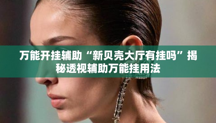 万能开挂辅助“新贝壳大厅有挂吗”揭秘透视辅助万能挂用法