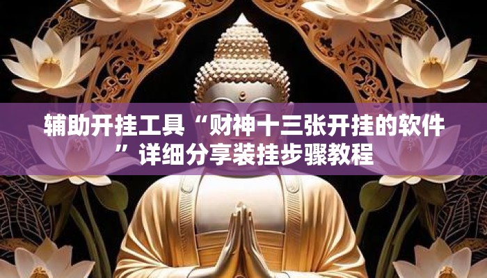 辅助开挂工具“财神十三张开挂的软件	”详细分享装挂步骤教程