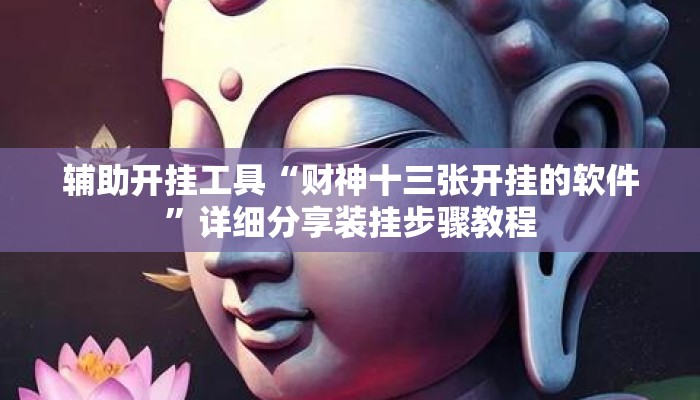 辅助开挂工具“财神十三张开挂的软件”详细分享装挂步骤教程