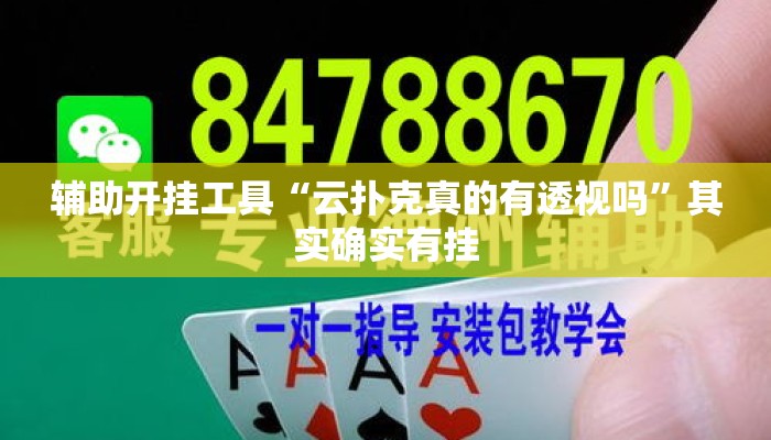 辅助开挂工具“云扑克真的有透视吗	”其实确实有挂