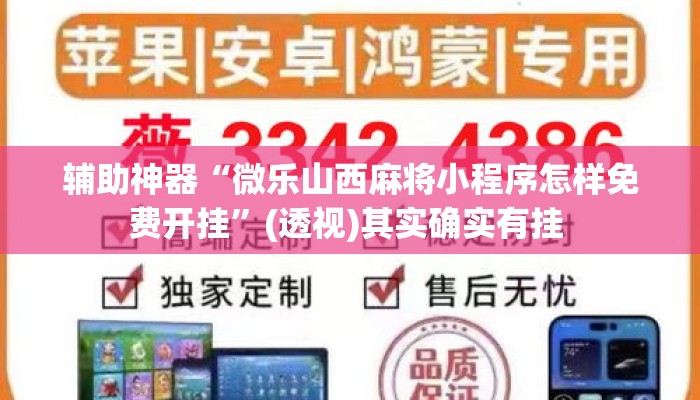 辅助神器“微乐山西麻将小程序怎样免费开挂	”(透视)其实确实有挂 