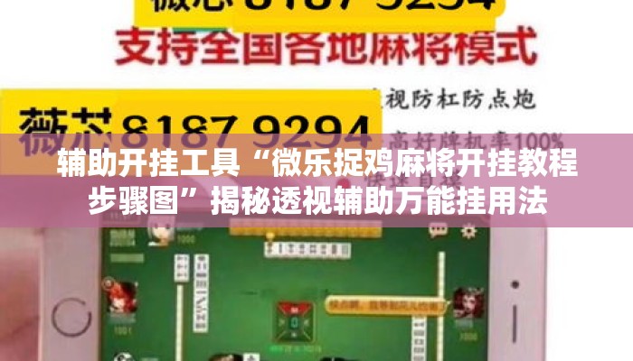 辅助开挂工具“微乐捉鸡麻将开挂教程步骤图”揭秘透视辅助万能挂用法