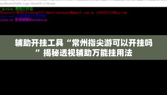 辅助开挂工具“常州指尖游可以开挂吗”揭秘透视辅助万能挂用法