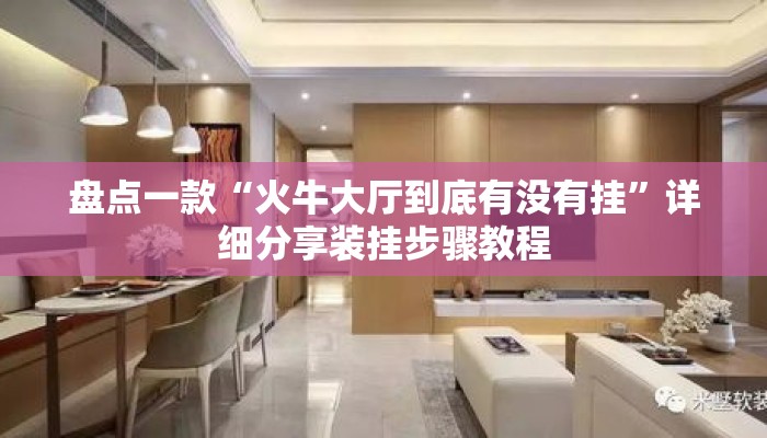 盘点一款“火牛大厅到底有没有挂”详细分享装挂步骤教程