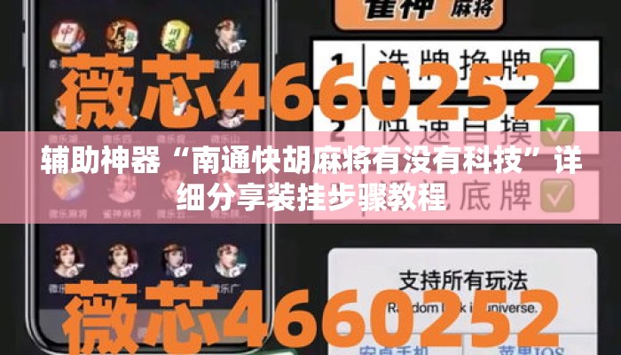 辅助神器“南通快胡麻将有没有科技”详细分享装挂步骤教程