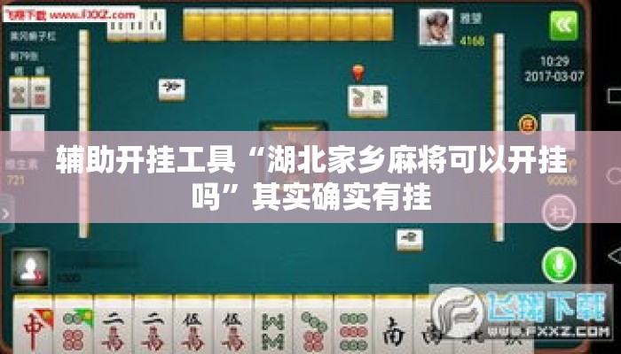 辅助开挂工具“湖北家乡麻将可以开挂吗	”其实确实有挂