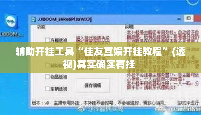 辅助开挂工具“佳友互娱开挂教程”(透视)其实确实有挂 