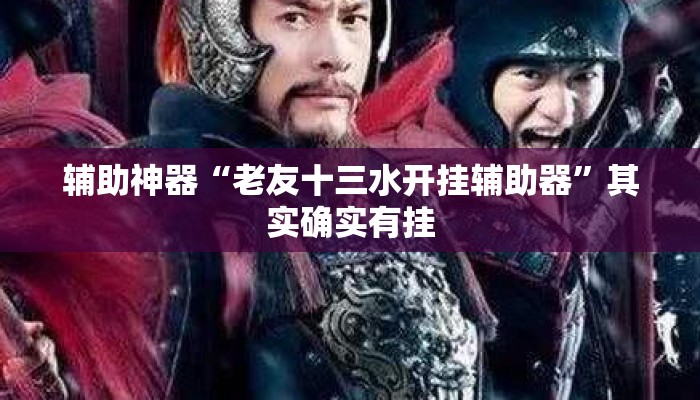 辅助神器“老友十三水开挂辅助器	”其实确实有挂