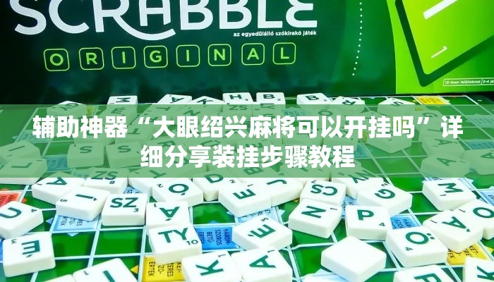 辅助神器“大眼绍兴麻将可以开挂吗	”详细分享装挂步骤教程