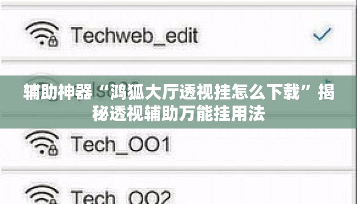 辅助神器“鸿狐大厅透视挂怎么下载”揭秘透视辅助万能挂用法