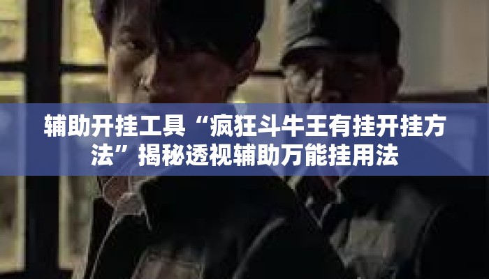 辅助开挂工具“疯狂斗牛王有挂开挂方法	”揭秘透视辅助万能挂用法