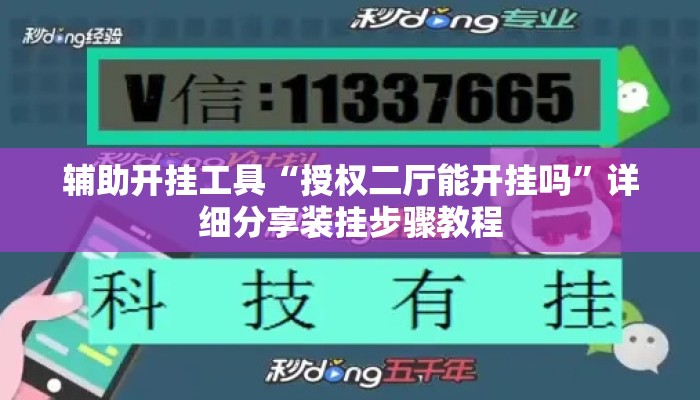 辅助开挂工具“授权二厅能开挂吗	”详细分享装挂步骤教程