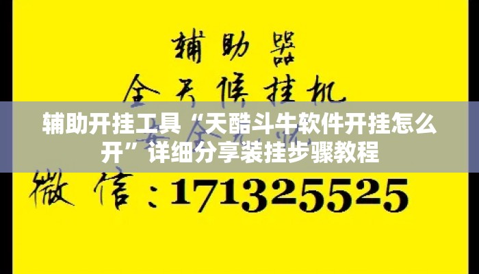 辅助开挂工具“天酷斗牛软件开挂怎么开”详细分享装挂步骤教程