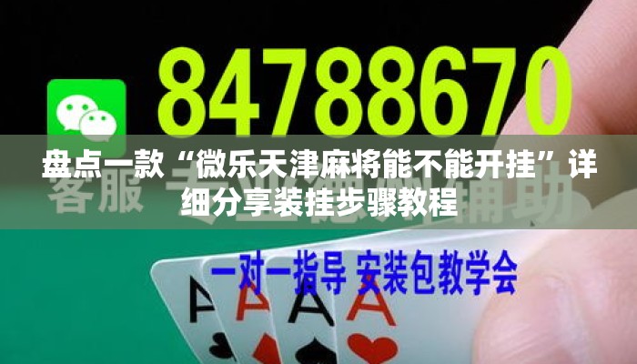 盘点一款“微乐天津麻将能不能开挂	”详细分享装挂步骤教程