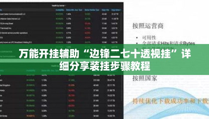 万能开挂辅助“边锋二七十透视挂	”详细分享装挂步骤教程