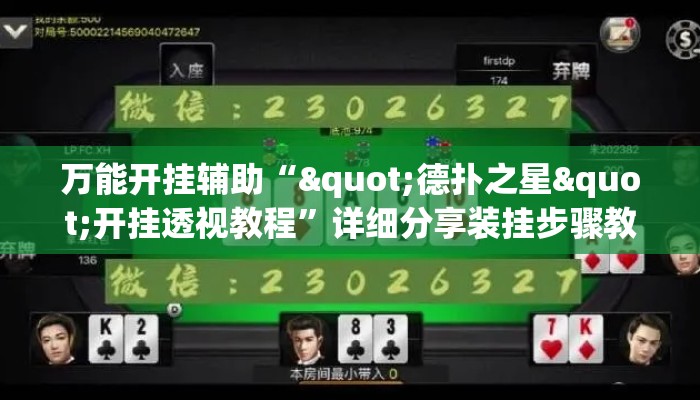 万能开挂辅助“"德扑之星"开挂透视教程”详细分享装挂步骤教程