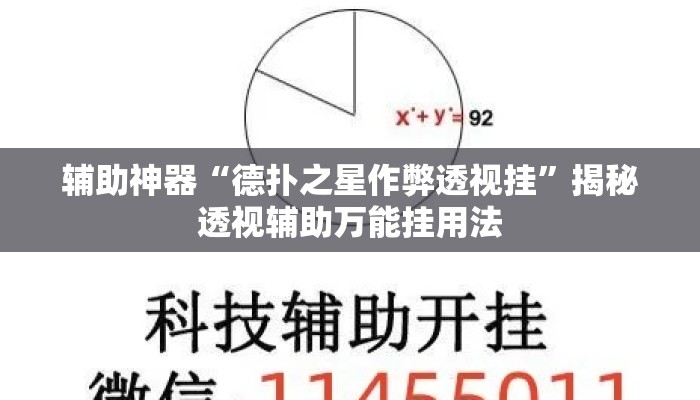辅助神器“德扑之星作弊透视挂”揭秘透视辅助万能挂用法