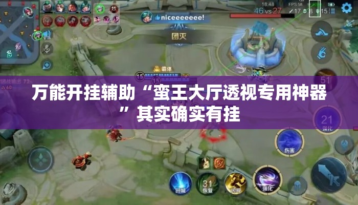 万能开挂辅助“蛮王大厅透视专用神器”其实确实有挂