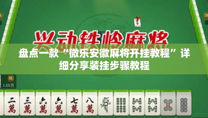 盘点一款“微乐安徽麻将开挂教程	”详细分享装挂步骤教程