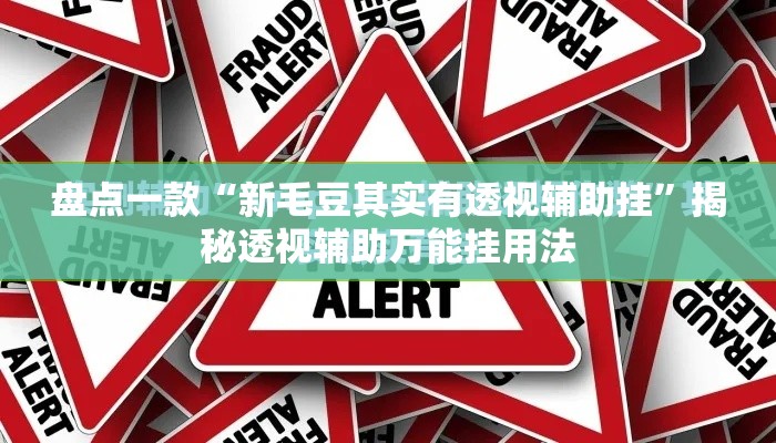 盘点一款“新毛豆其实有透视辅助挂”揭秘透视辅助万能挂用法