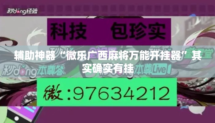 辅助神器“微乐广西麻将万能开挂器”其实确实有挂