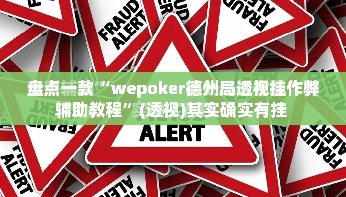 盘点一款“wepoker德州局透视挂作弊辅助教程”(透视)其实确实有挂 