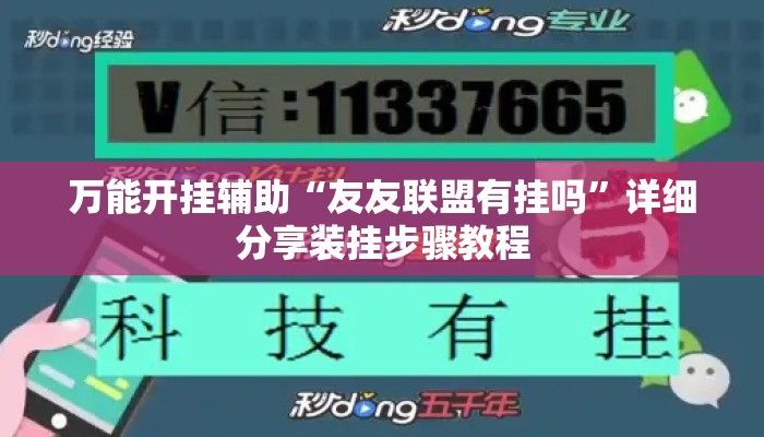 万能开挂辅助“友友联盟有挂吗	”详细分享装挂步骤教程