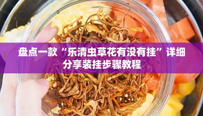 盘点一款“乐清虫草花有没有挂”详细分享装挂步骤教程