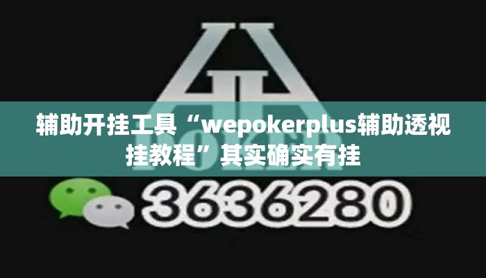 辅助开挂工具“wepokerplus辅助透视挂教程”其实确实有挂