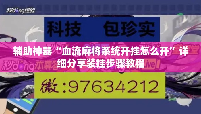 辅助神器“血流麻将系统开挂怎么开”详细分享装挂步骤教程