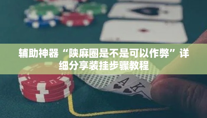 辅助神器“陕麻圈是不是可以作弊”详细分享装挂步骤教程