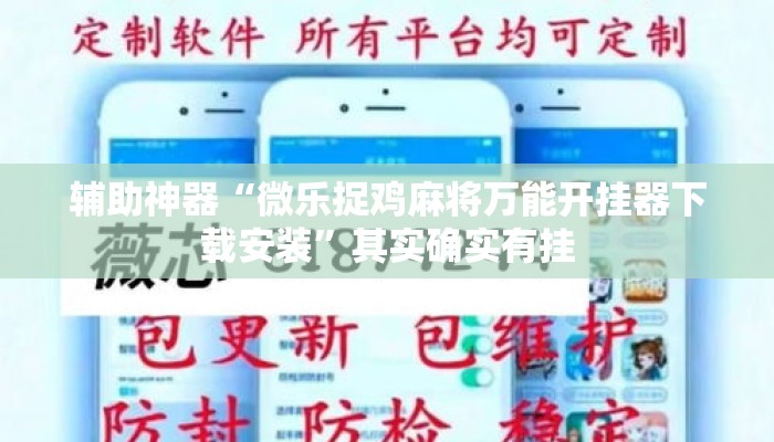 辅助神器“微乐捉鸡麻将万能开挂器下载安装	”其实确实有挂
