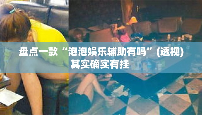 盘点一款“泡泡娱乐辅助有吗”(透视)其实确实有挂 