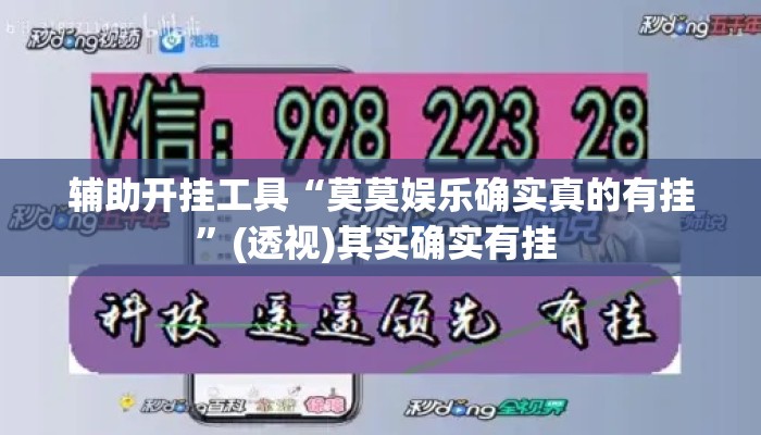 辅助开挂工具“莫莫娱乐确实真的有挂”(透视)其实确实有挂 
