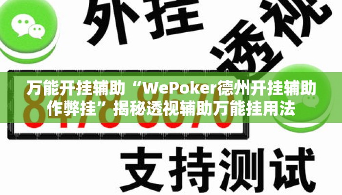 万能开挂辅助“WePoker德州开挂辅助作弊挂”揭秘透视辅助万能挂用法
