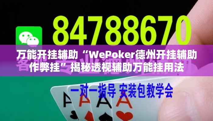 万能开挂辅助“WePoker德州开挂辅助作弊挂	”揭秘透视辅助万能挂用法